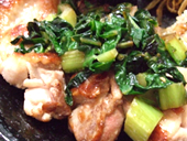 チキンの高菜いため